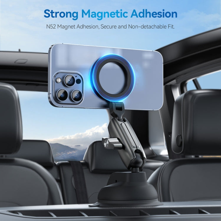 Magnetic Car Phone Holder — 360° Rotation, Strong Suction Mount