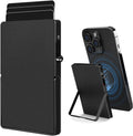 Slim RFID Blocking Metal Wallet with MagSafe & Kickstand — 5 Colors